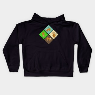 Colorful Sloth Kids Hoodie